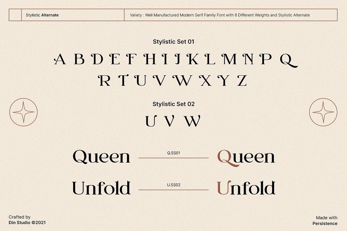 Valiety, a Serif Font by din-studio.com (Photo 10 of 10)