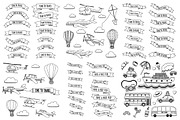 BIG BUNGLE Vector travel set, an Object Graphic by Art Loft (Thumbnail 9 of 18)