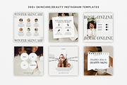Skin Care Beauty Instagram Templates, a Social Media Template by Aesthetic Design Studio (Thumbnail 4 of 9)