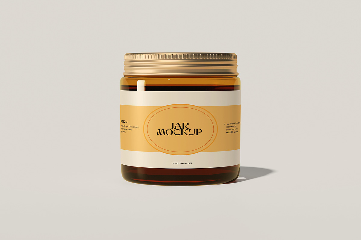 Jar Mockup Set, a Cups & Container Mockup by swsi-studio (Photo 2 of 6)