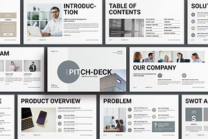 Business Pitch Deck Presentation, a Presentation Template by E-Type