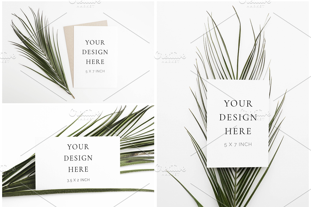 The Palm Leaves Bundle, a Print Template by Imperium Nordique (Photo 2 of 5)