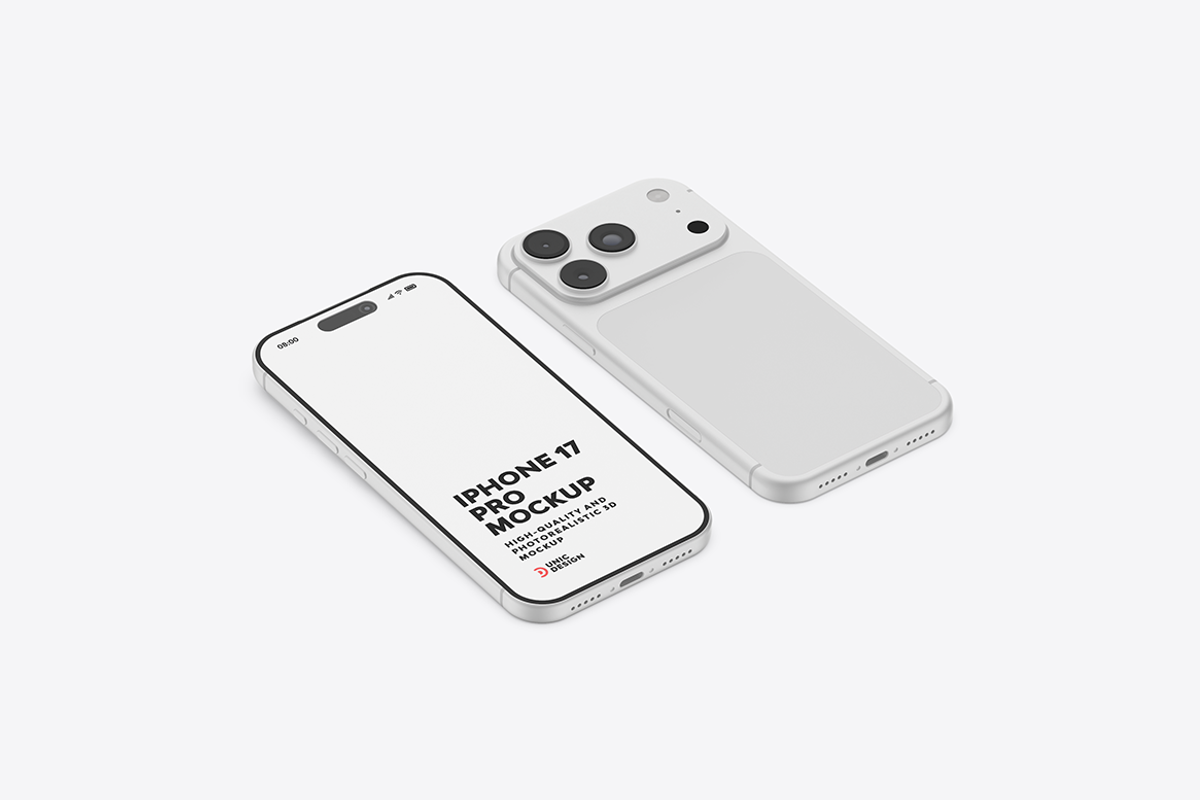 iPhone 17 Pro Mockup, an iPhone Mockup by UnicDesign (Photo 11 of 13)