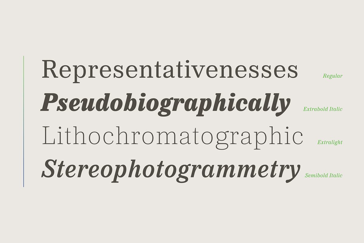 Warkat | Serif Type Family, a Serif Font by Wahyu & Sani Co. (Photo 3 of 15)