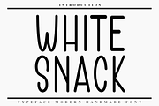 White Snack, a Sans Serif Font by InermediaSTUDIO (Thumbnail 1 of 8)