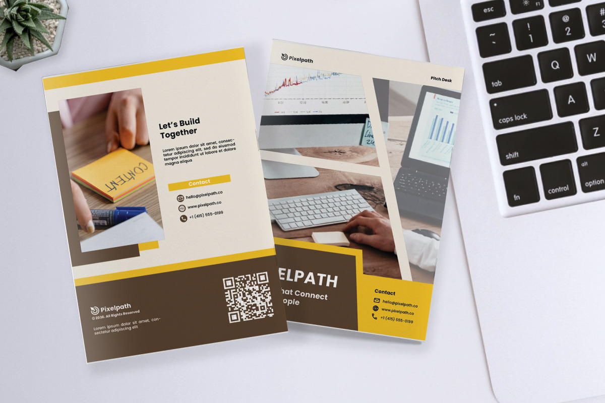 Creative Pitch Deck Brochure, a Brochure Template by twinstd (Photo 6 of 6)