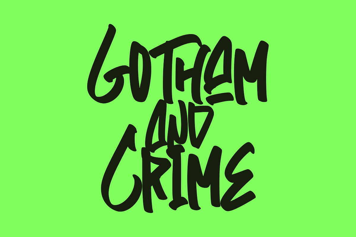The Overcook - Graffiti Font, a Script Font by Arendxstudio (Photo 5 of 9)