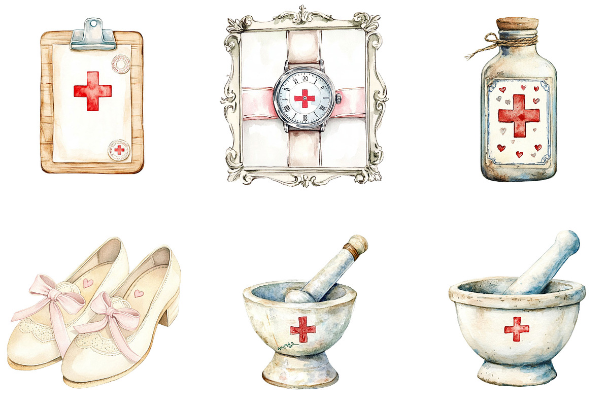 Nurse Life Postage Stamp PNG, a Seasonal Illustration by Designking (Photo 4 of 5)