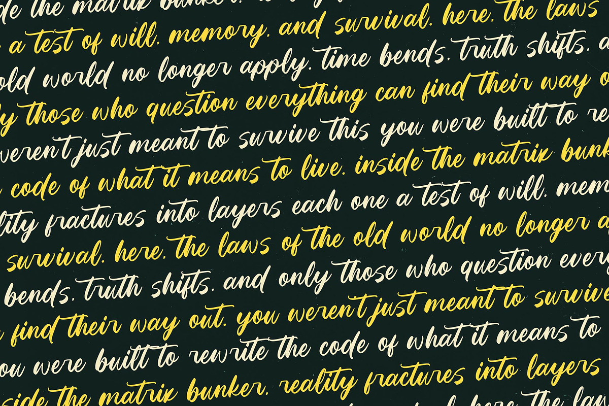 Matric Bunker Bold Brush Font, a Script Font by Letterena Studios Script (Photo 11 of 20)