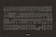Letterpress Anatomy, a Font by Heavy Metal Type Co. (Thumbnail 3 of 5)