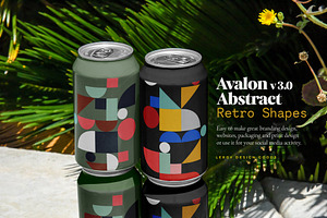 AVALON Retro Abstract Shapes Ver 3