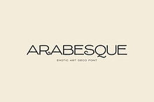 Arabesque Art Deco Font