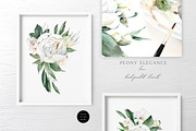 White Peony Elegance, an Illustration by Olga Koelsch (Thumbnail 4 of 5)