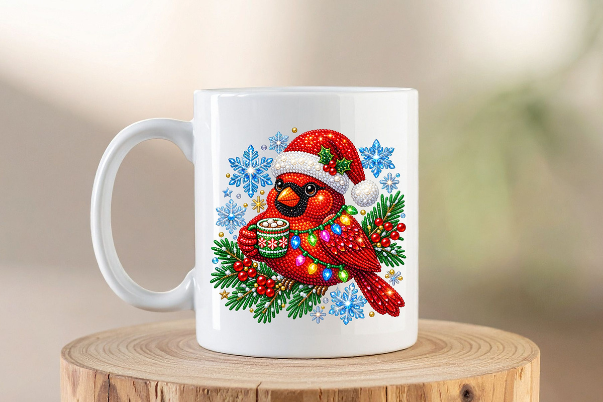 Red Bird Christmas Cardinal PNG, an Object Graphic by Zahyl Studio (Photo 6 of 7)
