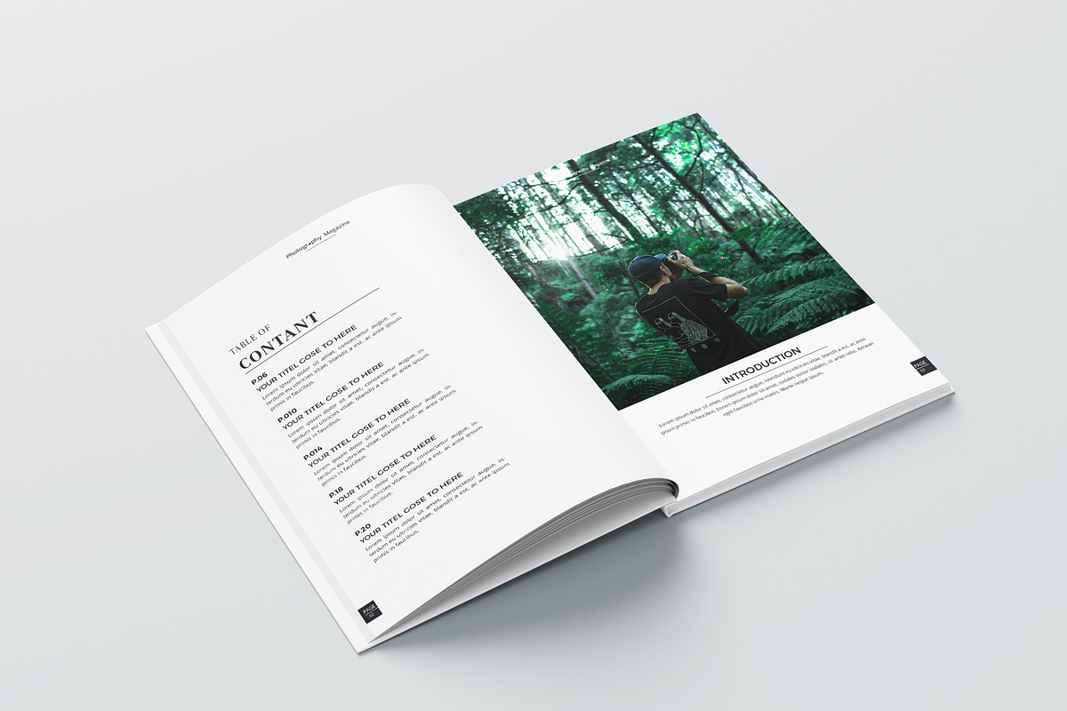 Photography Magazine Template | Word, a Magazine Template by obidullah_01 (Photo 3 of 13)