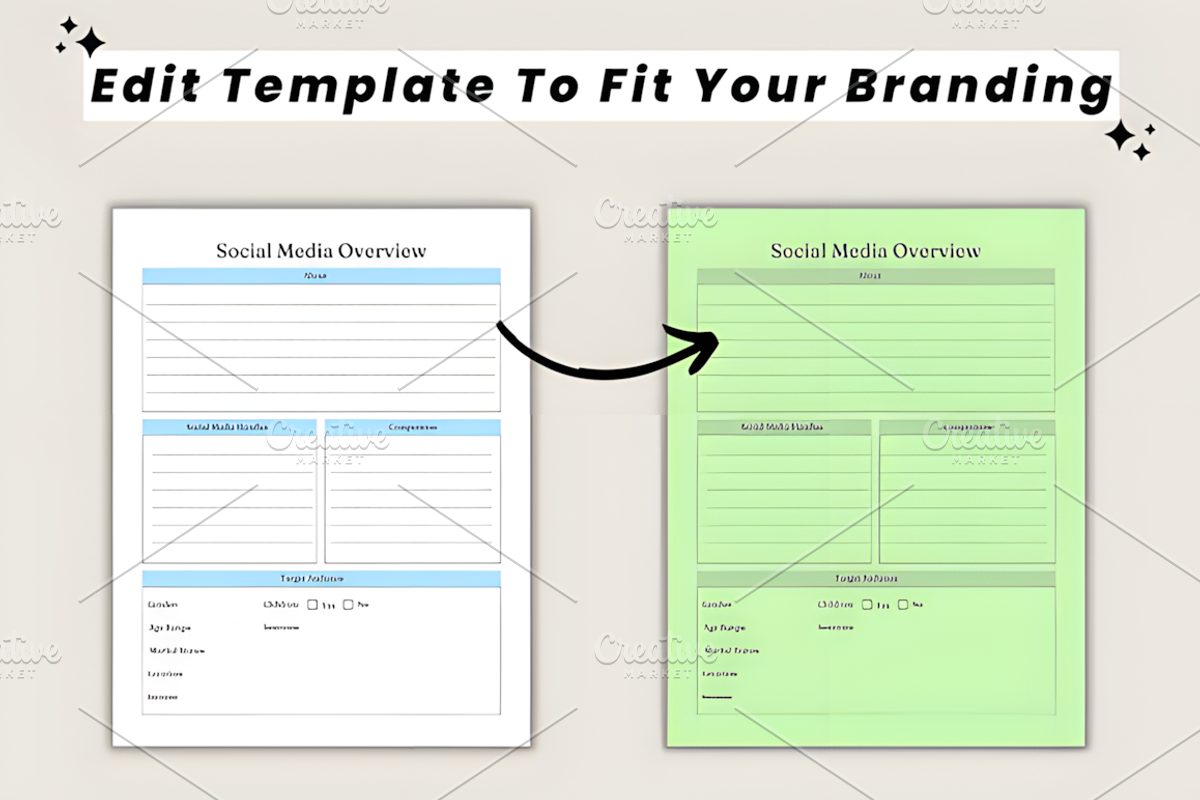 Social Media Post Planner Canva Temp, a Social Media Template by Design Station (Photo 9 of 9)