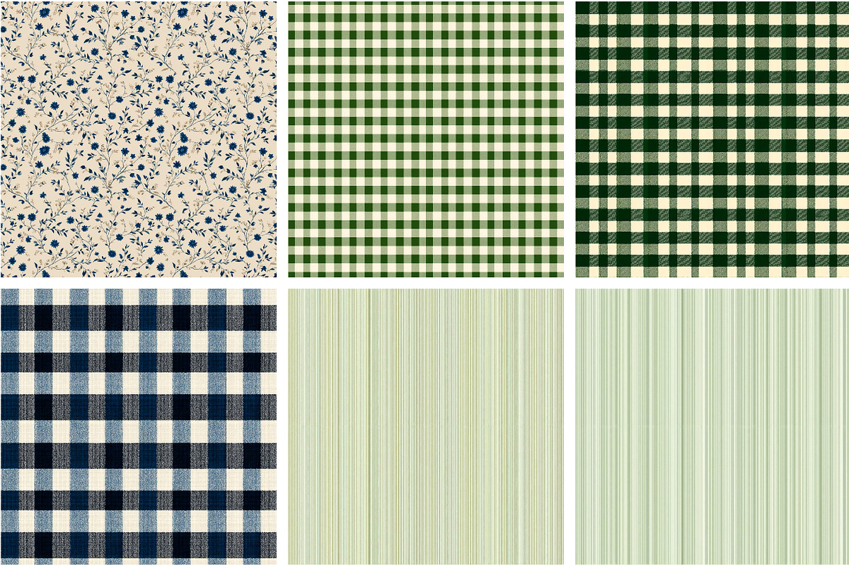 Farmhouse Towel Fabric Seamless, an Illustration by Designking (Photo 2 of 4)