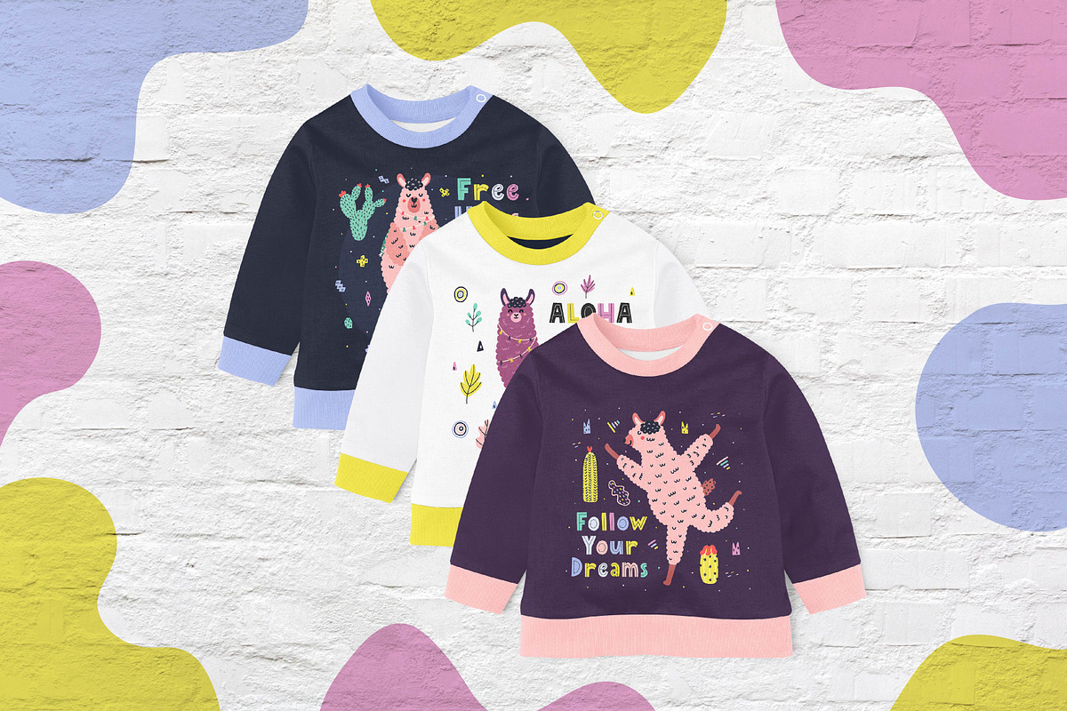 Oh Llama Graphic Pack, an Animal Illustration by Gulnara Sabirova (Photo 10 of 22)