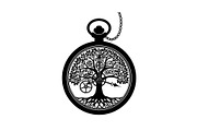 Steampunk Tree of Life Symbol Bundle, an Illustration by yasushie (Thumbnail 14 of 31)