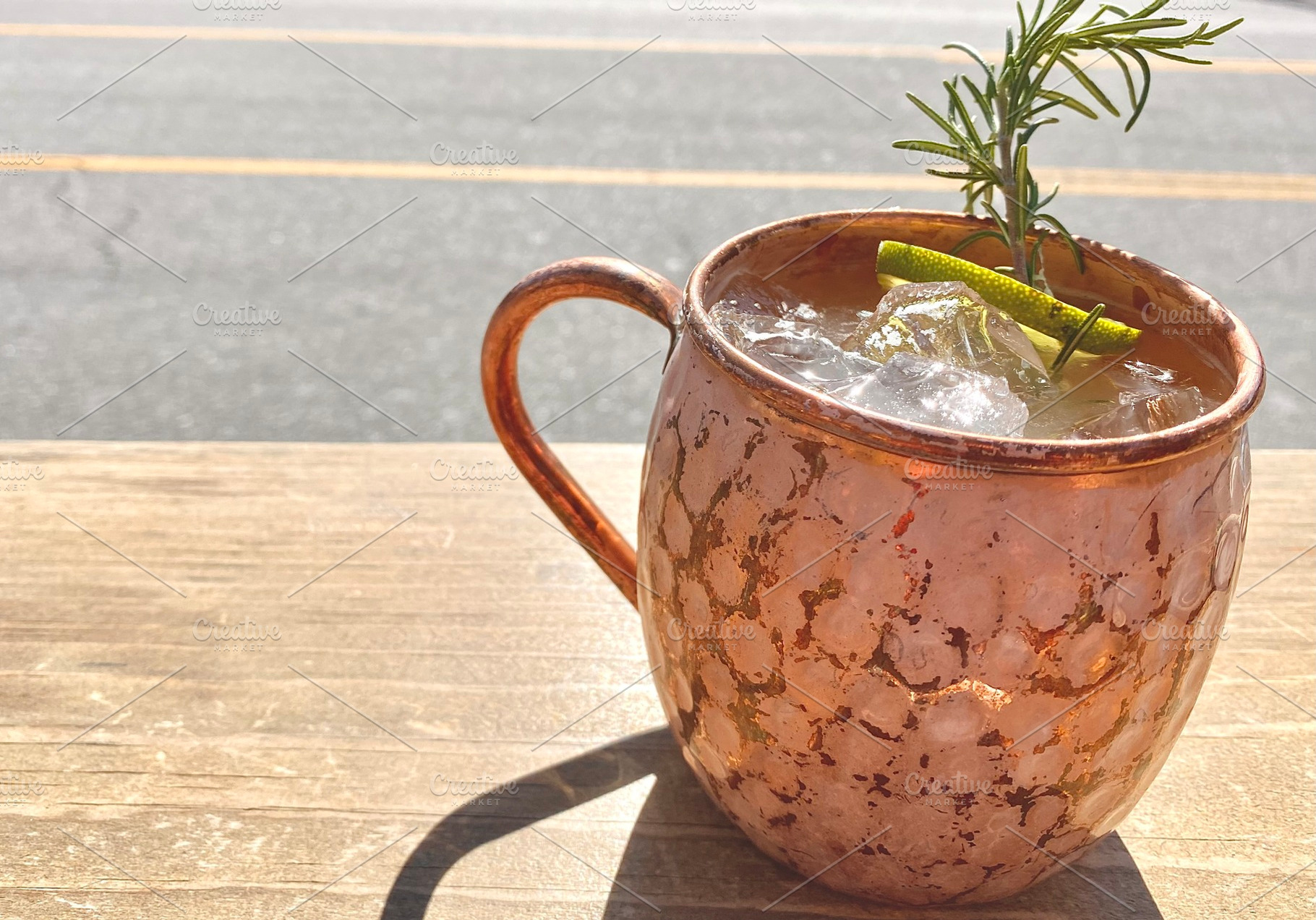 Moscow Mule with Rosemary Garnish, a Food & Drink Photo by Wild Wanderer Photography