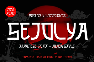 Sejolya - Japanese Font