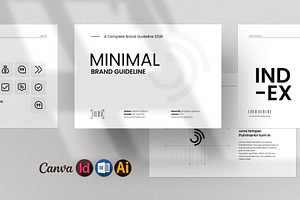 Brand Guidelines | Canva & word, a Brochure Template by HiveArts
