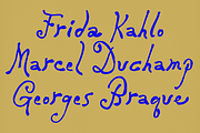 A Summer in Paris, a Handwritten Font by PeachCreme (Thumbnail 5 of 18)