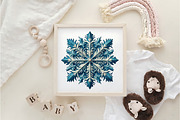 Watercolor Snowflake Clipart Bundle, a Work Illustration by Dream Creation (Thumbnail 5 of 6)