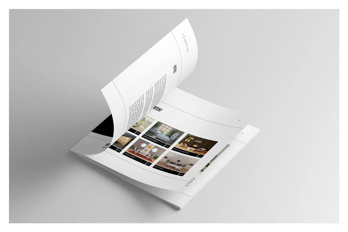 PSD - Square Interior Brochure, a Brochure Template by adekfotografia (Photo 3 of 13)