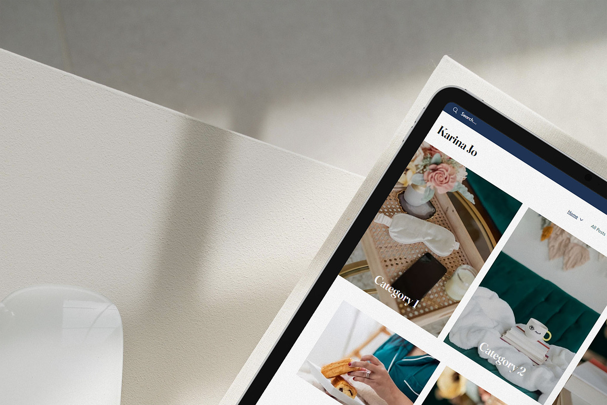Karina Jo Wix Template, a Wix Template by Girl Boss From Home (Photo 7 of 7)