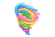Sweet castle lollipop holiday poster, a Decorative Illustration by Allevinatis Studio (Thumbnail 5 of 6)
