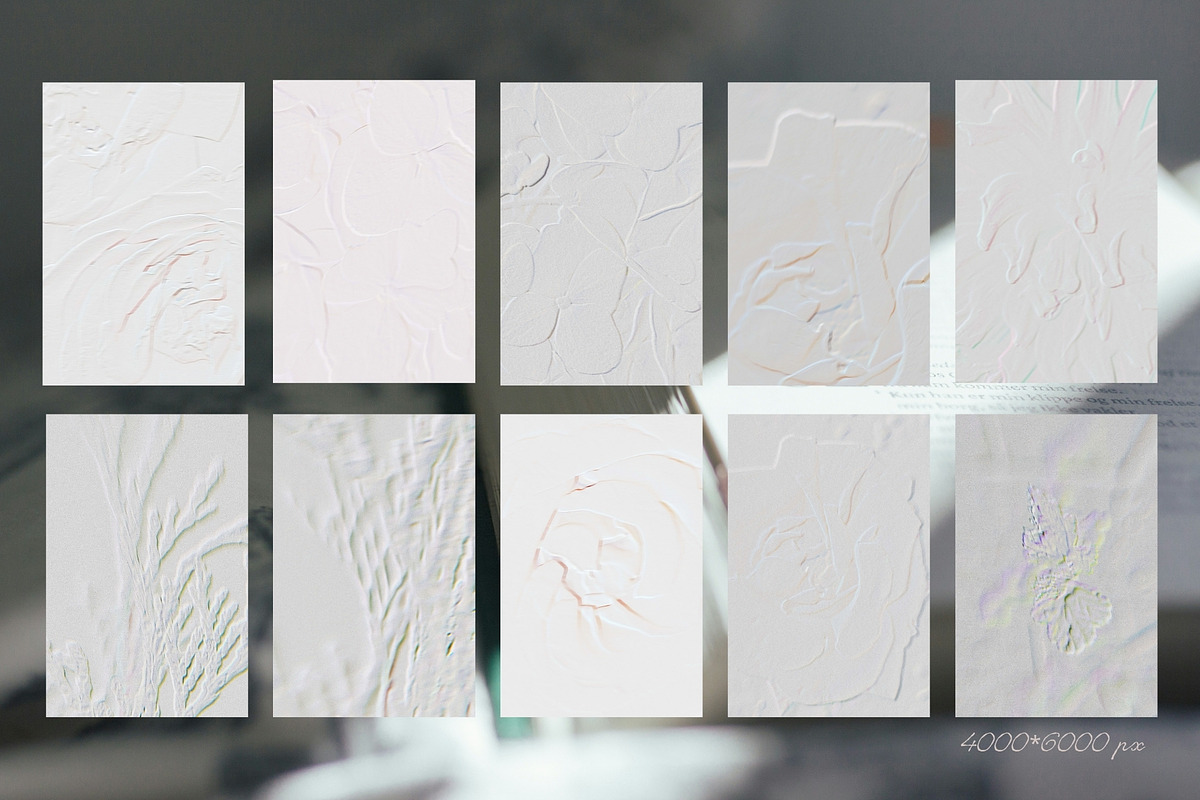 Embossed & Blurred Textures & Frames, a Background Graphic by PaperJamLab (Photo 3 of 10)
