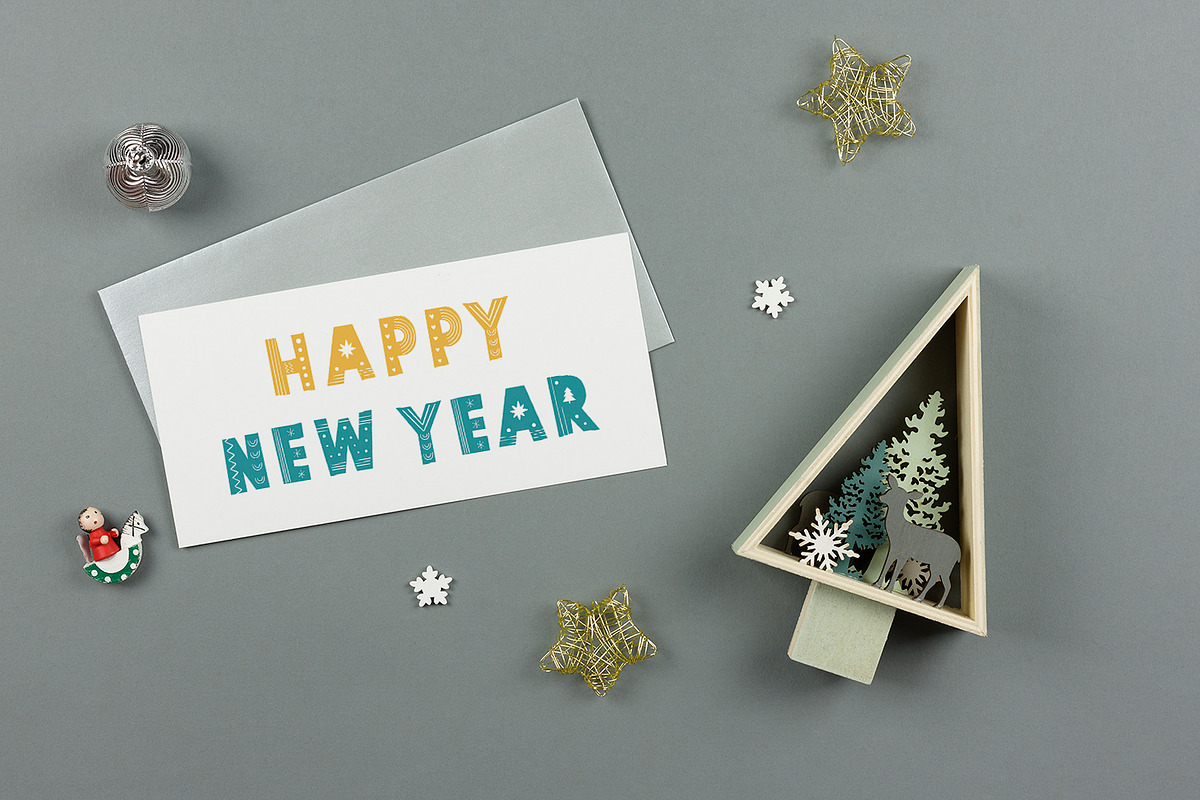 Hello Winter Typography, a Symbol Font by Alice_Evans (Photo 5 of 11)