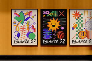 BALANCE: Contemporary Posters, a Poster Template by oxygen_8