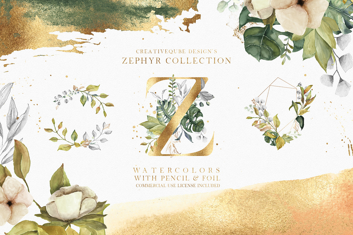 The Amazing Watercolor Bundle, an Object Illustration by Creativeqube Design (Photo 15 of 75)
