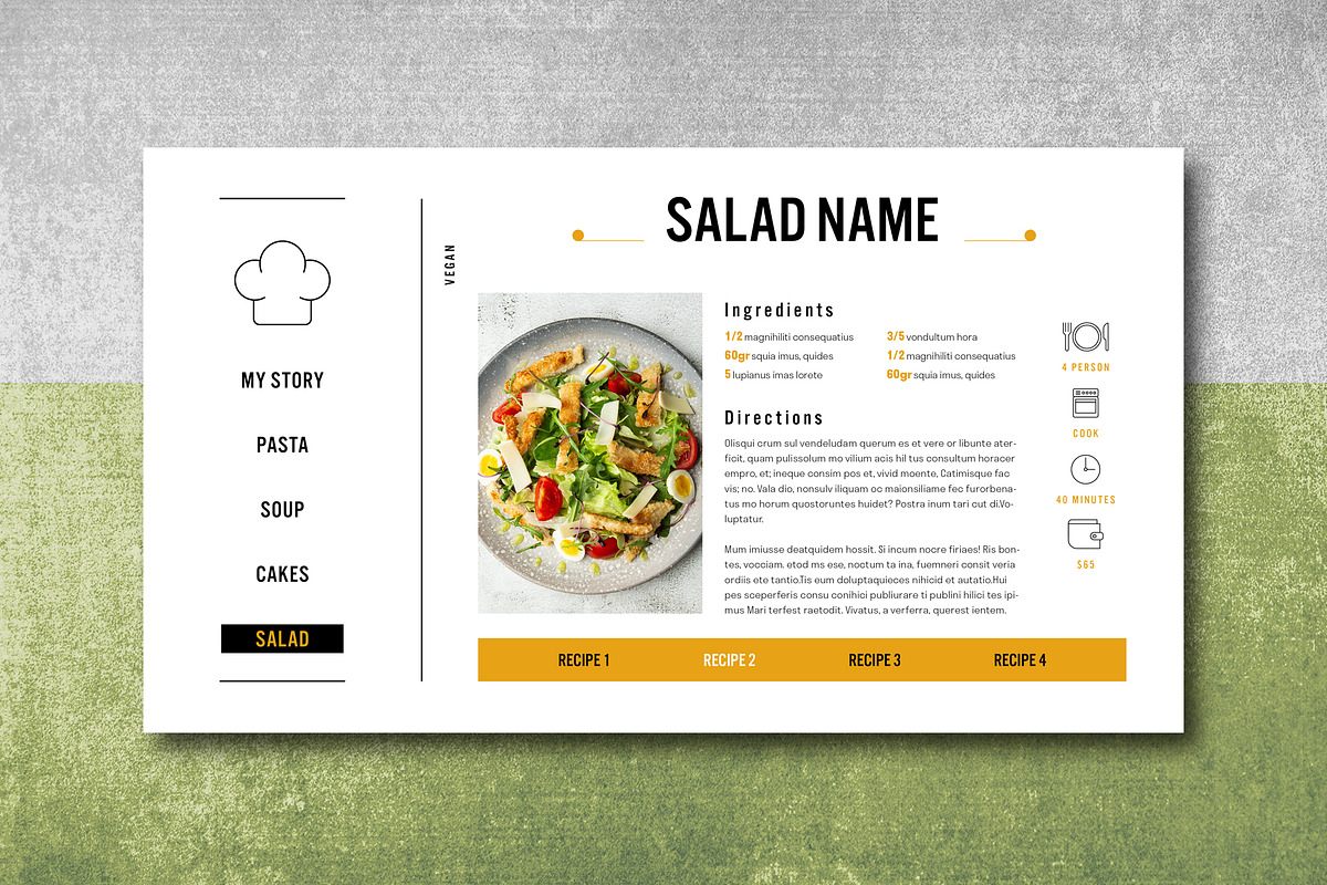 Interactive PDF Cookbook, a Templates & Theme by Grkic Creative (Photo 20 of 22)