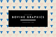 Vector Bovine Graphics, an Animal Illustration by Dorey Kronick Art&Design (Thumbnail 1 of 19)