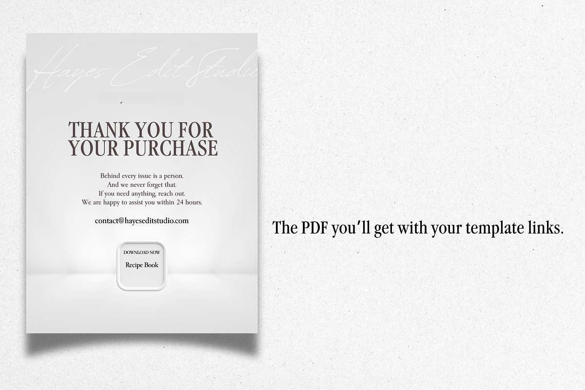 STEEP | Recipe Book Canva Template preview 8
