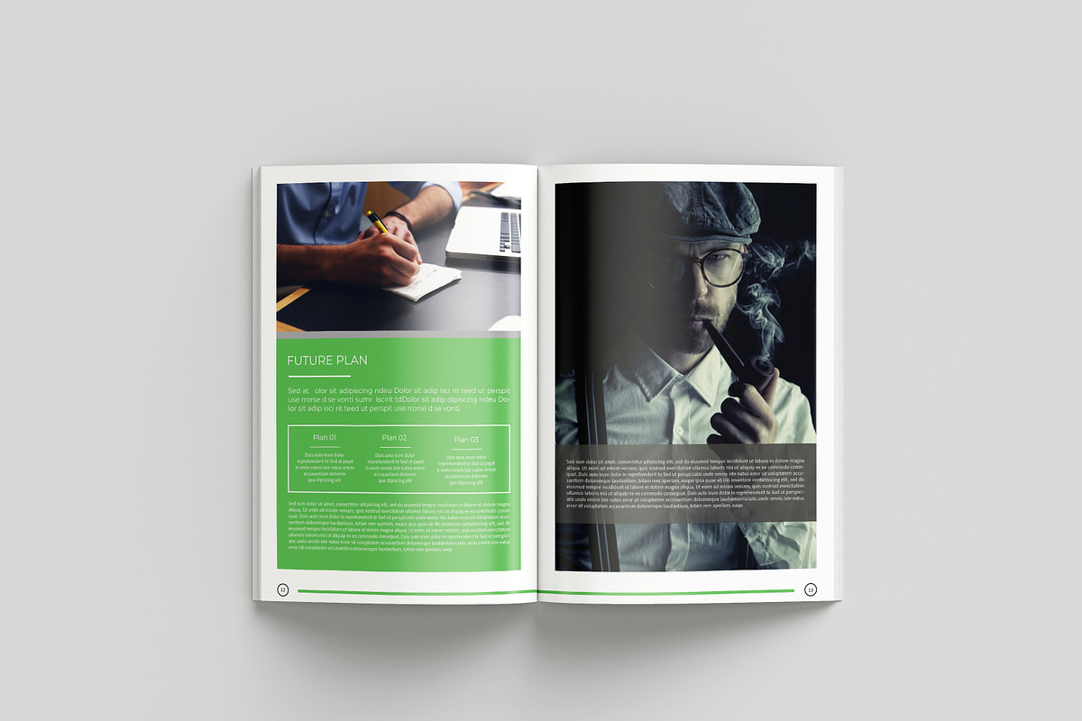 Company Profile Brochure Template, a Brochure Template by Template Shop (Photo 5 of 11)