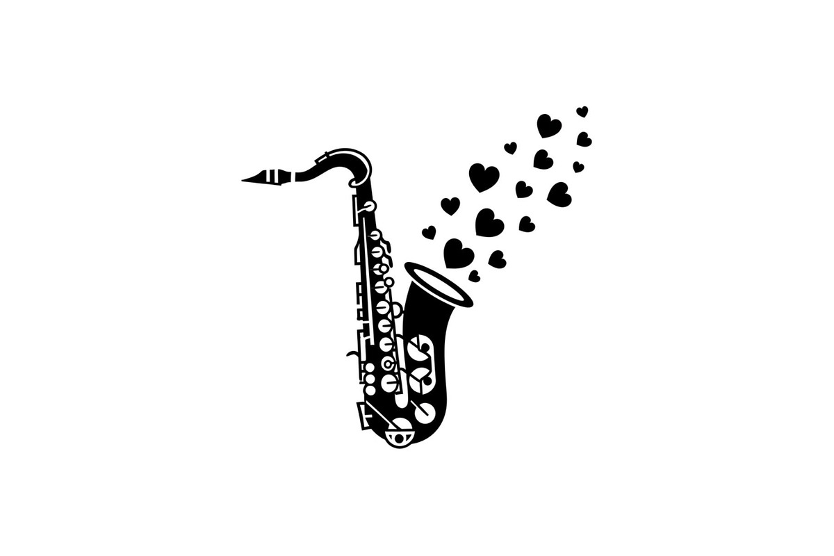 Saxophone Music Love Vector Bundle, an Illustration by Designs_River (Photo 8 of 51)