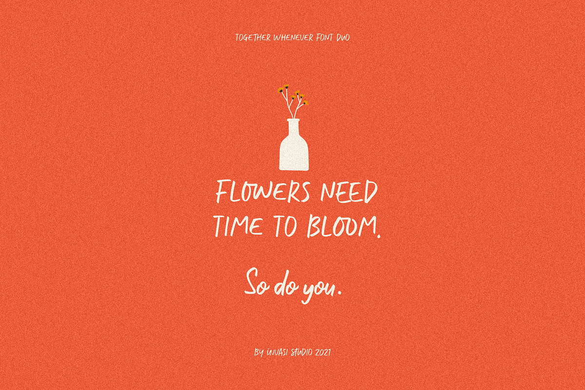 Together Whenever Font Duo, a Script Font by Invasi Studio (Photo 6 of 11)