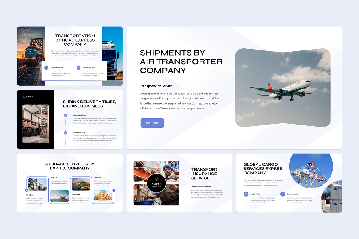 Logistics Google Slides, a Presentation Template by YossyOneStd (Photo 6 of 6)