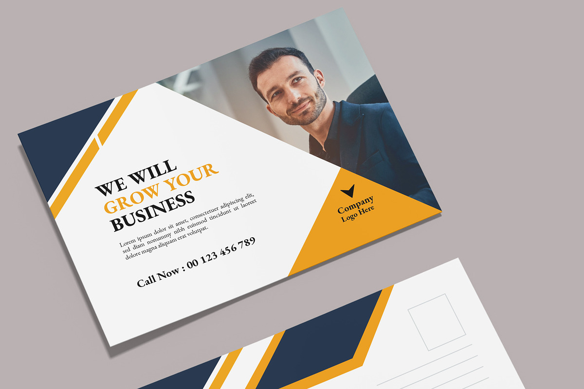 Business Postcard, a Stationery Template by MightyDesign (Photo 3 of 8)