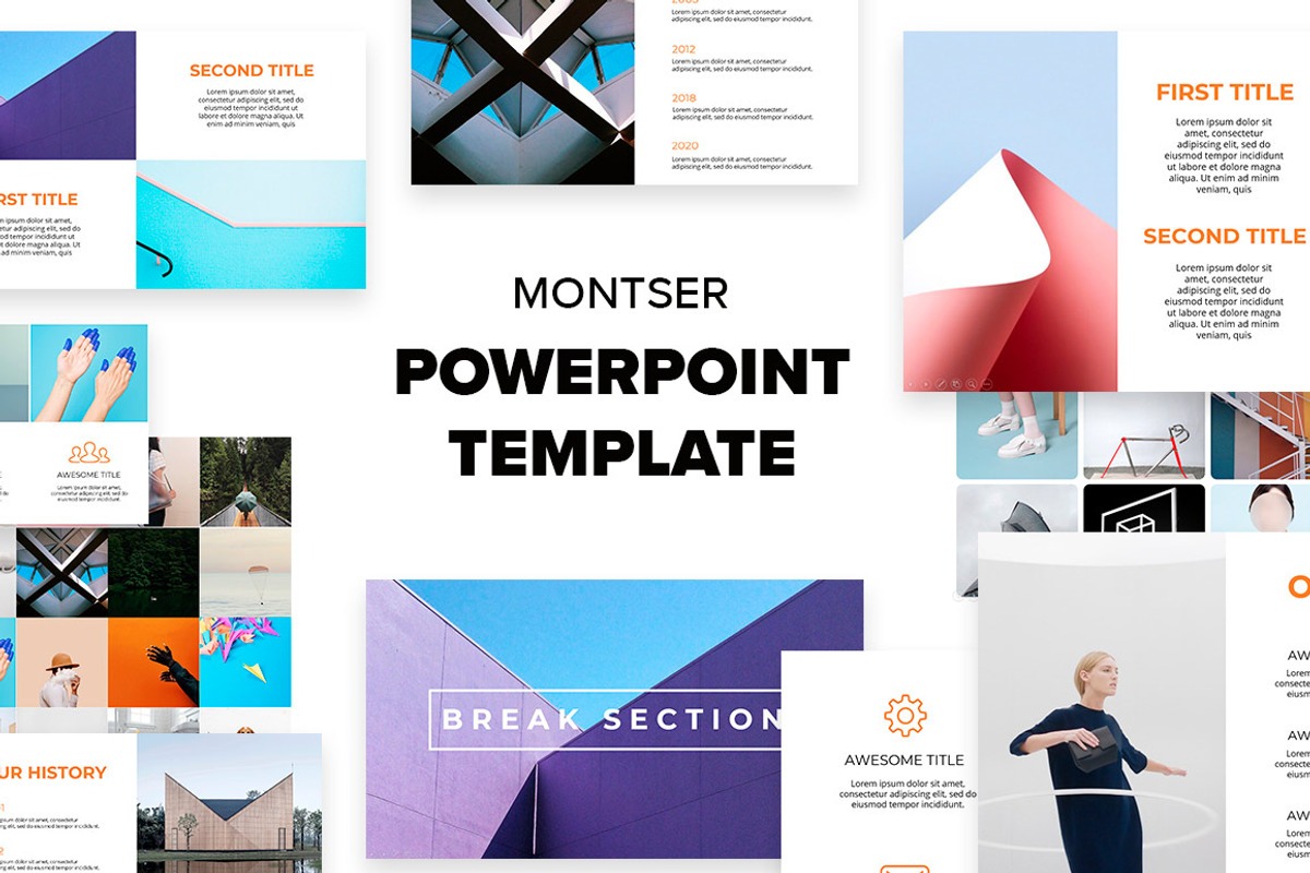 Montser Powrpoint Template - 5$, a Presentation Template by The G! Design (Photo 1 of 16)