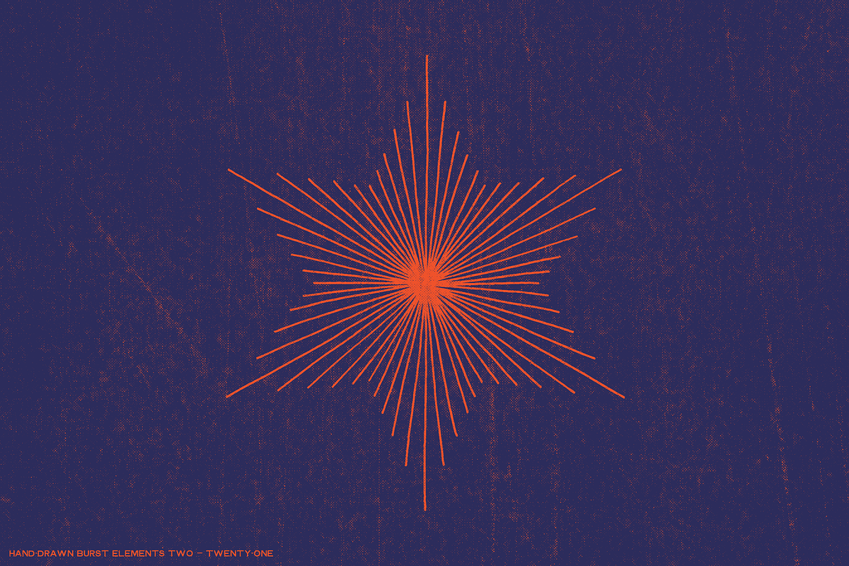 36 hand-drawn burst elements, an Object Graphic by The Shop (Photo 13 of 25)