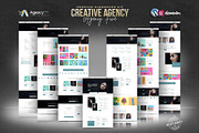 Agency Five -Creative Elementor  Kit, a Websites & App Template by Select Agency Designs (Thumbnail 1 of 8)