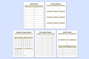 Homeschool Curriculum Organizer., a Stationery Template by Shumaya (Thumbnail 3 of 5)