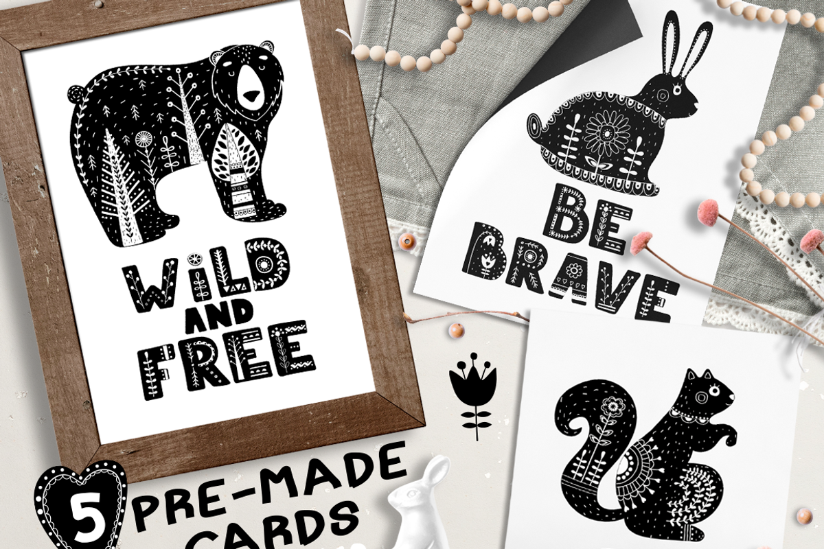 Scandy forest collection., an Animal Illustration by tanda_V (Photo 5 of 7)
