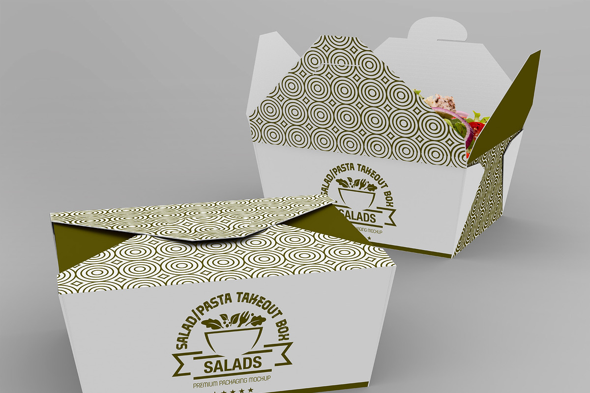 SandWich Boxes Mock-Up, a Packaging Mockup by PSD Market (Photo 4 of 9)