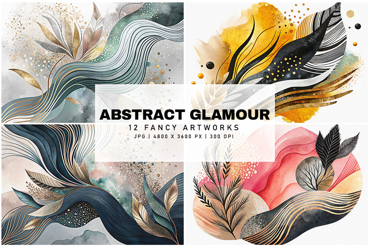 Abstract Glamour, a Decorative Illustration by Digital Art Creations (Photo 4 of 7)